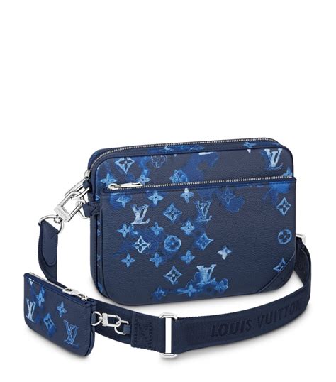 louis vuitton man bag blue strap|authentic louis vuitton shoulder strap.